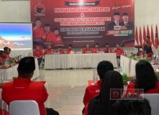 Rakercab DPC Wonosobo Targetkan 22 Kursi untuk Pileg 2024 Rakercab DPC PDI Perjuangan Wonosobo