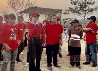 Mbak Binta Sokong Final Sepak Bola AURORA CUP 2