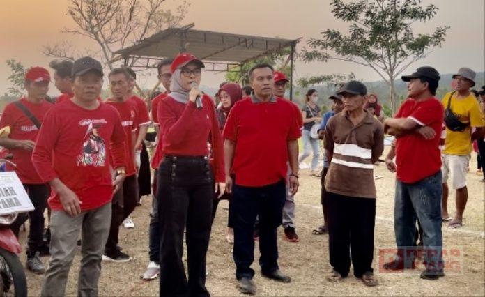 DUKUNG KEGIATAN PEMUDA, MBAK BINTA SOKONG FINAL SEPAKBOLA “AURORA CUP 2’’