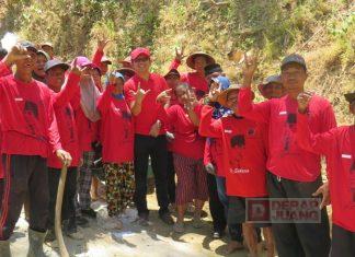 Dani Mursito Bersama Warga Awasi Pelaksanaan Bankeu