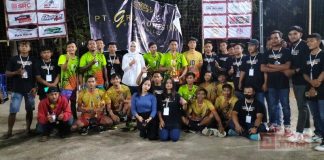 Dewi Megawati Support Turnamen Bola Voli di Kecamatan Pulokulon