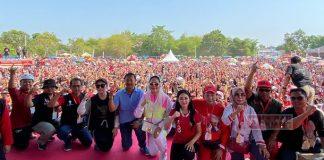 Shintya Meriahkan Event Jalan Sehat Bareng Mbak Mitha Shintya Sandra Kusuma