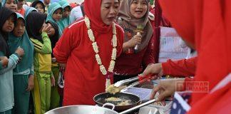 Germas di Karangreja, Bupati Tiwi Dorong Kader Kembangkan Inovasi Olahan Pangan Lokal