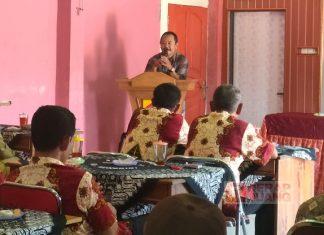 Gimanto Gelar Pertemuan Bersama Tokoh Masyarakat di Desa Dlepih Gimanto