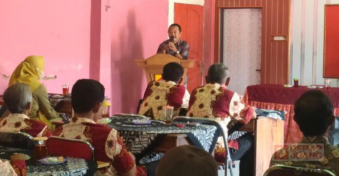 Gimanto Gelar Pertemuan dengan Tokoh Masyarakat Desa Dlepih Gimanto