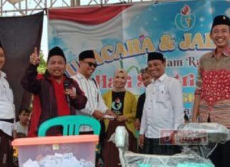 H. Ahmad Ridwan Semarakkan Hari Santri dengan Jalan Sehat Bersama PCNU Gringsing