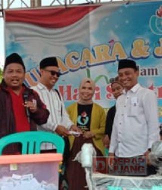 H. Ahmad Ridwan Semarakkan Hari Santri dengan Jalan Sehat Bersama PCNU Gringsing