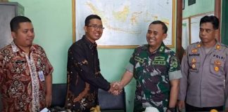 HUT TNI Ke-78, Mas Dhani Kunjungi Markas Koramil Giriwoyo