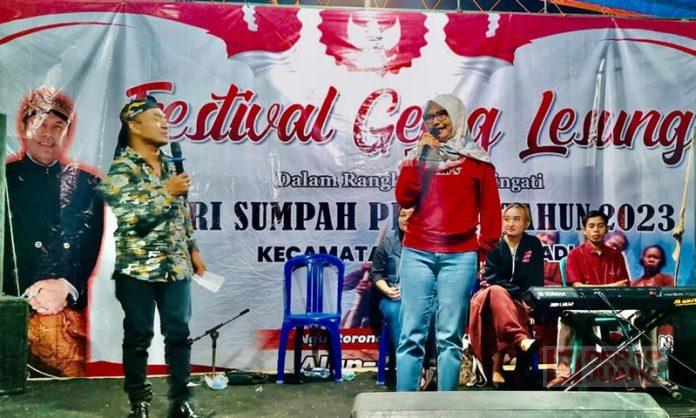 Hadiri Festival Gejlug Lesung, Mbak Binta Sapa Warga Nguntoronadi (2)