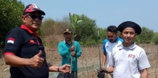 Andang Ikuti Kegiatan Tanam Mangrove, Bersama KPU Jepara