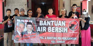 Gotong Royong, PAC-ranting PDI Perjuangan Juwana Salurkan Air Bersih