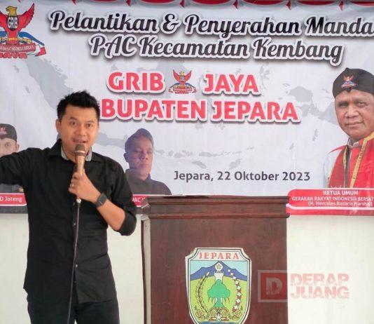 Heru Hendarwanto dan GRIB Akan Perjuangkan Kepentingan Masyarakat