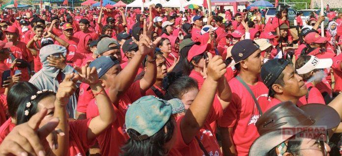 Ribuan Peserta Jalan Sehat Dapil Kota Semarang 4, Padati Taman Bumi Rejo