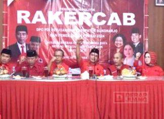 Menuju Menang Spektakuler, DPC Sukoharjo Gelar Rakercab