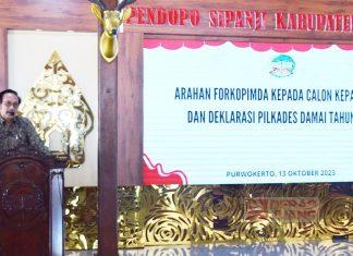 Deklarasi Damai Jelang Pilkades Serentak, dr. Budhi Beri Pesan kepada Calon Kepala Desa