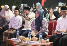 Kutasari Bersholawat, Bupati Tiwi: Santri Garda Terdepan Menjaga Ideologi Bangsa 