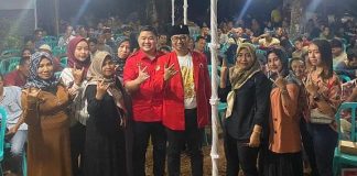 M. Saiful Abidin dan Sandi Yanuar Perkokoh Barisan Pasukan di Desa Pekalongan