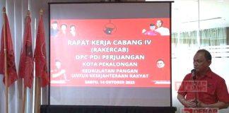 Gelar RAKERCAB, DPC PDI Perjuangan Kota Pekalongan Membawa Misi Menang Spektakuler