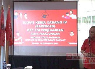 Gelar RAKERCAB, DPC PDI Perjuangan Kota Pekalongan Membawa Misi Menang Spektakuler
