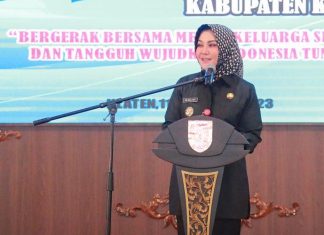 Hadiri Peringatan HKG ke-51, Sri Mulyani Ajak PKK Turunkan Stunting