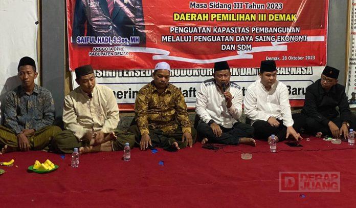 Perkuat Wilayah Tempur, Saiful Hadi dan Sandi Sapa Warga Desa Mlaten
