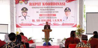 Sri Sumarni Gelar Rakor Pemerintahan Se-kecamatan Geyer