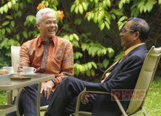 Resmi! Pasangan Ganjar-Mahfud Diperkenalkan Megawati Soekarnoputri