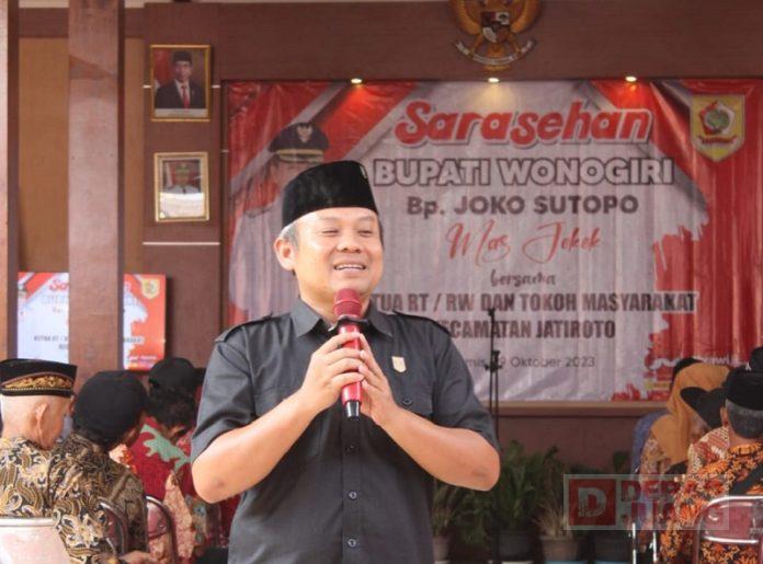 Ribuan Warga Jatiroto Ikuti Sarasehan bersama Bupati Wonogiri