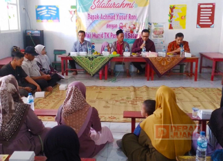 Achmad Yusuf Roni Resmikan TK Pertiwi Desa Sadang Kudus