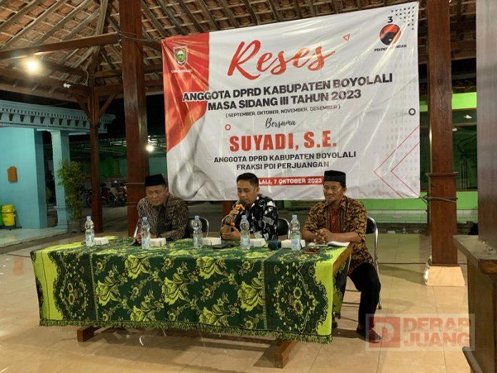 SUYADI SERAP ASPIRASI WARGA DESA CANDEN