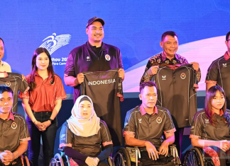 Teguh Prakosa Hadiri Peluncuran Jersey Asian Para Games 2023 di Balai Kota Surakarta