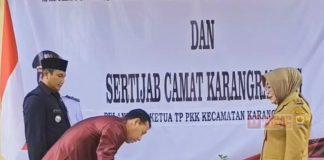 Sertijab Camat Karangrayung, Sri Sumarni Minta Pejabat Pemerintah Kompak