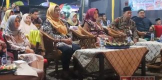 Wabup Rista Hadiri Pagelaran Wayang Kulit di Desa Jatijajar