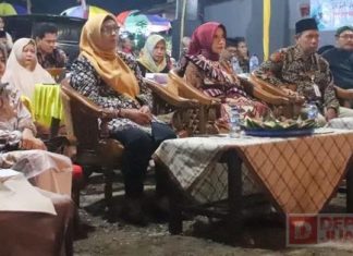 Wabup Rista Hadiri Pagelaran Wayang Kulit di Desa Jatijajar