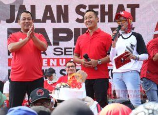 Kadar Lusman Apresiasi Kemeriahan dan Ketertiban Jalan Sehat Dapil 5