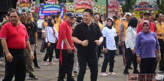 Ikuti Senam Bersama, Dance Turut Meriahkan HUT TNI dan HUT Kodam Diponegoro