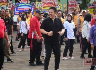 Ikuti Senam Bersama, Dance Turut Meriahkan HUT TNI dan HUT Kodam Diponegoro