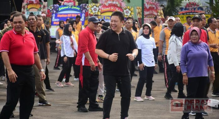 Dance bersama dalam rangka HUT TNI ke 78 tahun