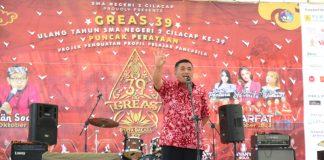 Taufik Beri Pesan Moral di Acara HUT SMAN 2 Cilacap