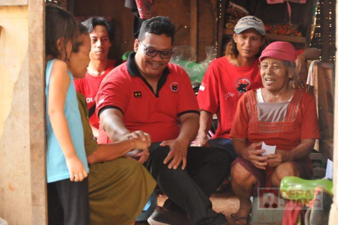 Sambangi Desa Binaan, Sudi Rustanto Beri Santunan Yatim dan Dhuafa