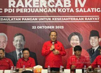 Gelar RAKERCAB, DPC PDI Perjuangan Kota Salatiga Membawa Misi Menang Spektakuler