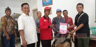 Pujiyono Berikan Bantuan Kambing Di Bantarsari