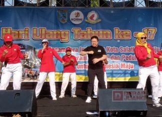 Dance dan Bagas Aryanto Ikuti Senam Tera Memperingati HUT ke-17 Tahun