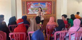 Wonogiri Zero Stunting, Azalea Dampingi Pembagian Telur