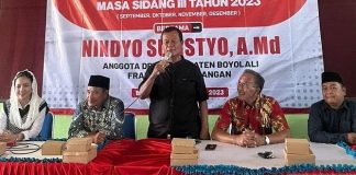 Nindyo Gelar Reses Masa Sidang III di Desa Tanjungsari