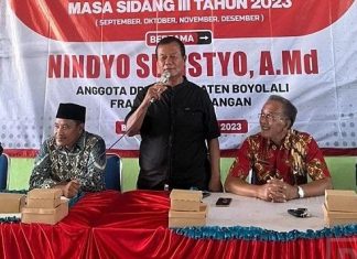 Nindyo Gelar Reses Masa Sidang III di Desa Tanjungsari