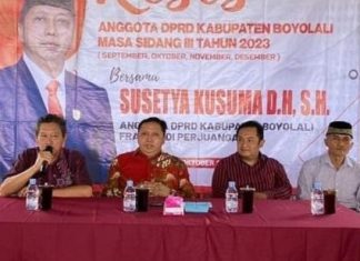 Susetya Gelar Reses Sekaligus Panaskan Mesin Partai