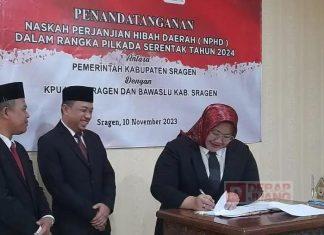 Bupati Yuni Berharap Sragen Bisa Jadi Barometer Pemilu di Jateng