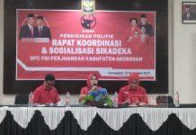 DPC Grobogan Gelar Pendidikan Politik Dan Sosialisasi Sikadeka DPC Grobogan Gelar Rakor Sosialisasi Sikadeka