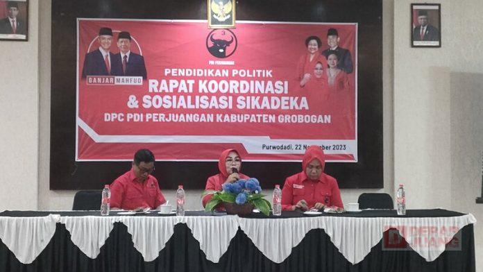 DPC Grobogan Gelar Rakor Sosialisasi Sikadeka DPC Grobogan Gelar Rakor Sosialisasi Sikadeka